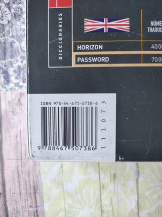 Diccionario Password. Inglés. Nivel Avanzado. (...