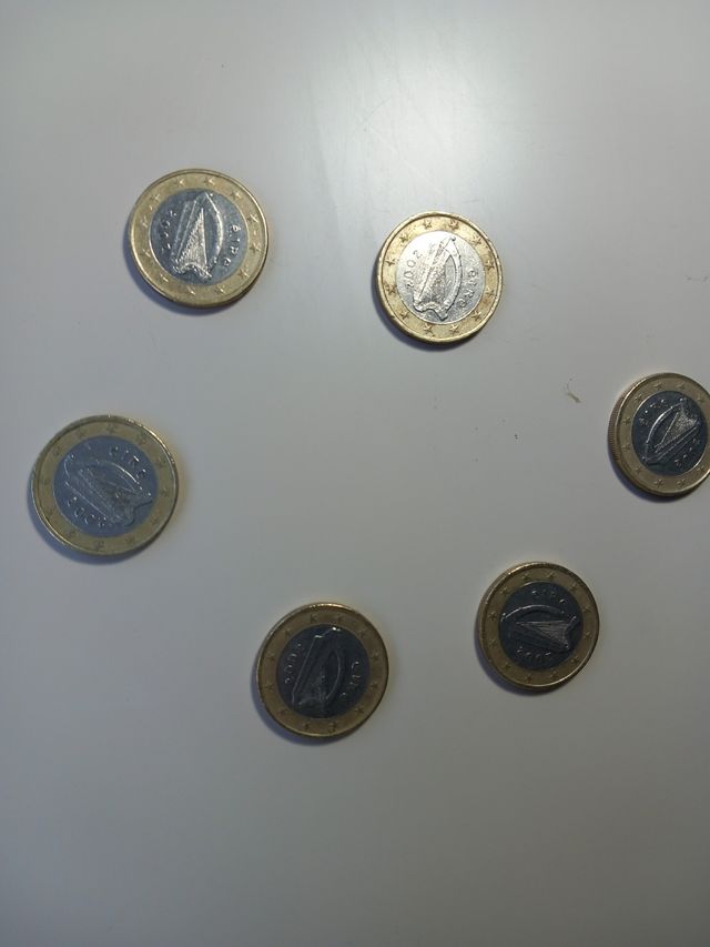 Moneda 1 E. Irlanda 2002 arpa celta... precio 1,10