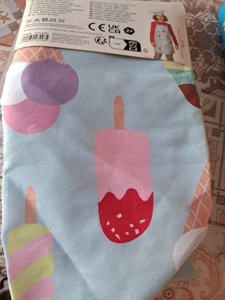 Disfraz infantil delantal y gorro