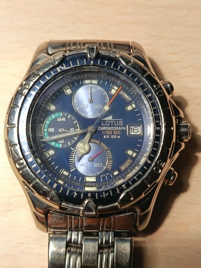 Reloj Lotus Cronógrafo Azul