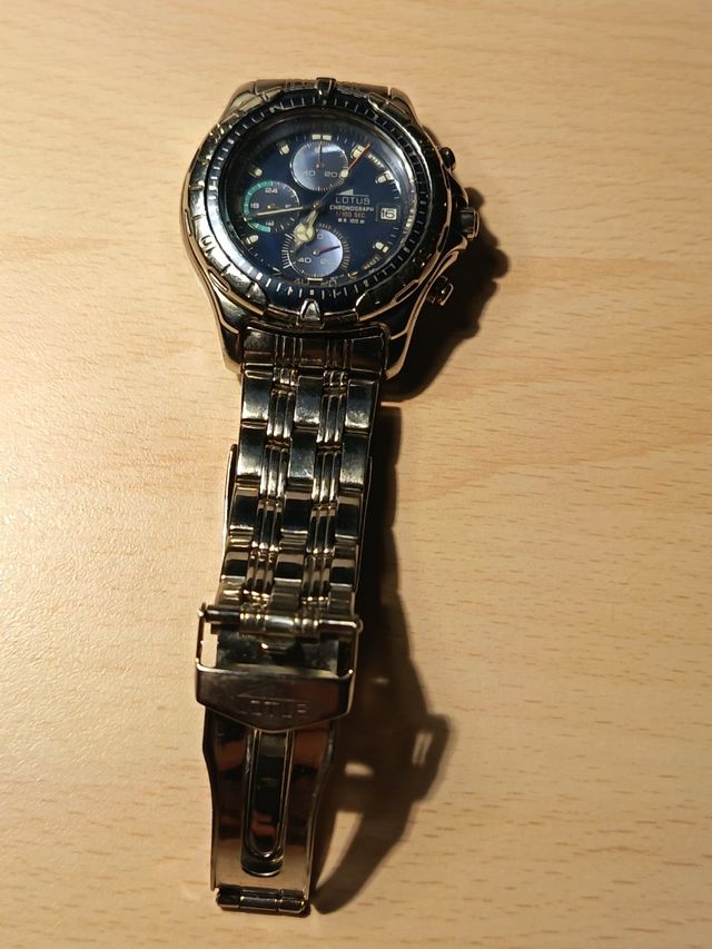 Reloj Lotus Cronógrafo Azul