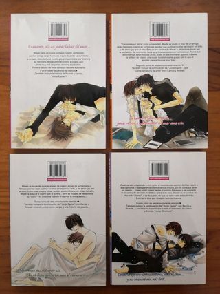 Mangas "Junjo romantica" 1, 2, 3 y 4