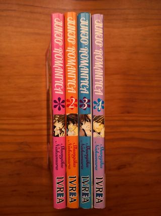 Mangas "Junjo romantica" 1, 2, 3 y 4