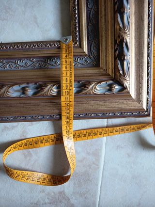 Marco espectacular dorado y marrón