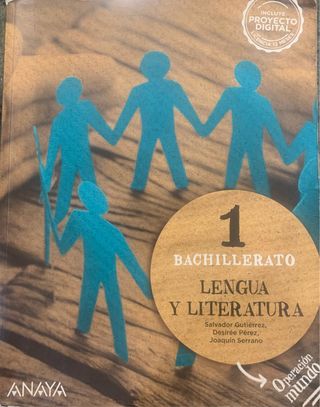 Lengua y Literatura 1 bachillerato Editorial Anaya