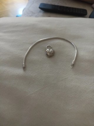 Pulsera Pandora Corazón Loved Plata