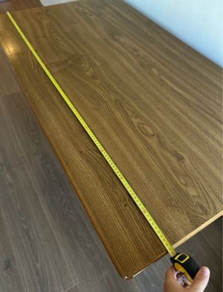 Mesa extensible de madera