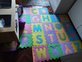 Alfombra Puzzle Letras Abecedario Infantil