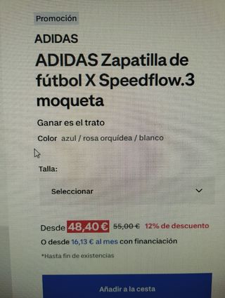 Zapatillas Fútbol Adidas X Speedflow.3