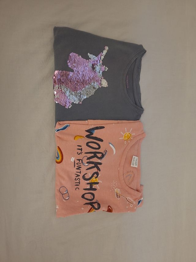 Lote 2 Camisetas Talla 10 Años