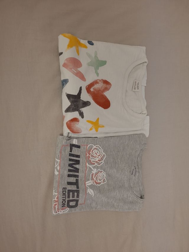Lote 2 Camisetas Manga Larga 10 Años