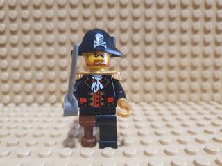 LEGO Pirata Set Brickbeard senza Eyepatch - pi142