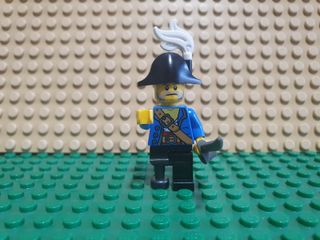 LEGO Pirata Capitano - Pearl Dark Grigio Peg Gamba