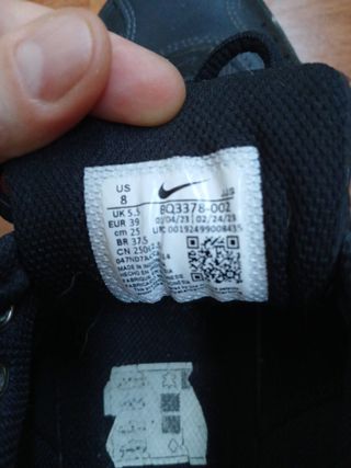 Deportivas Nike Mujer Negras