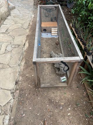 Conejera de jardín