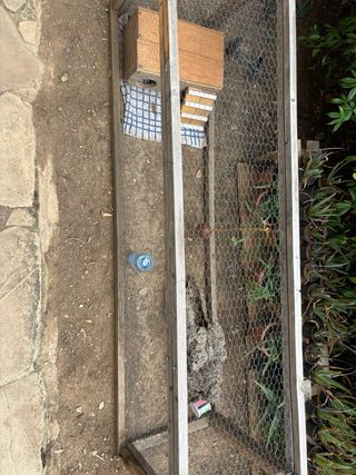 Conejera de jardín