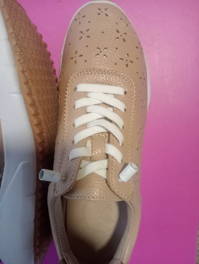Zapatillas Erase Beige y Marrón