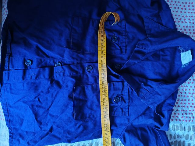 Conjunto Mahón, falda y camisa