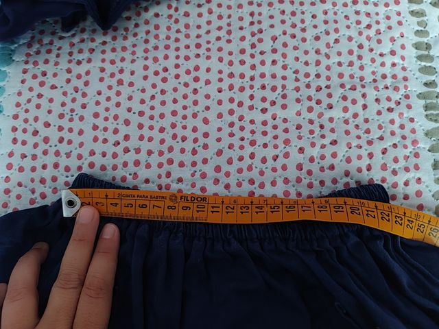 Conjunto Mahón, falda y camisa