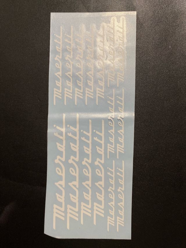 Adesivi in vinile Maserati