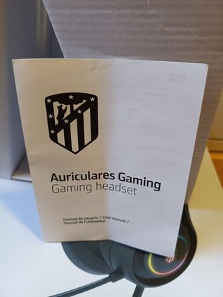 Auriculares Gaming con Logo Atlético de Madrid