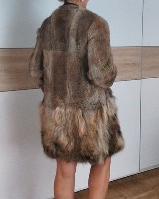 Chaquetón de piel de conejo