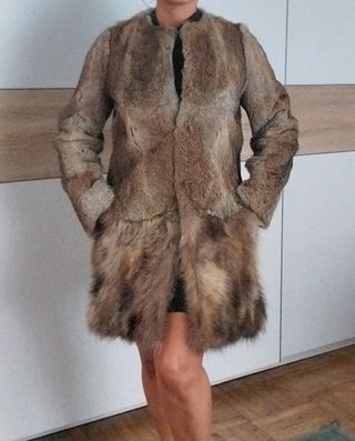 Chaquetón de piel de conejo