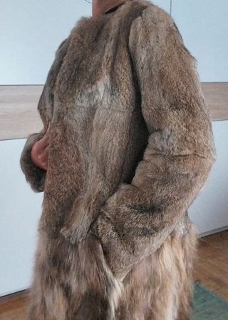 Chaquetón de piel de conejo