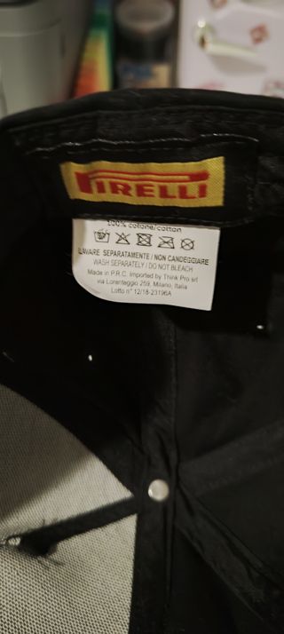 Berretto Pirelli mai indossato