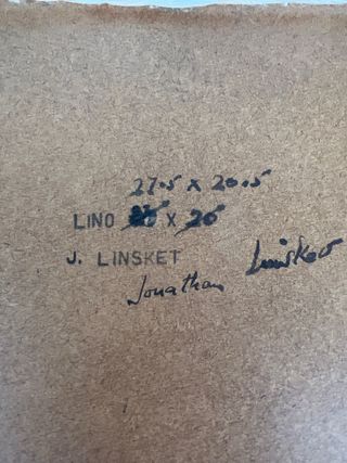 2 Cuadros Óleo Jonathan Linsket