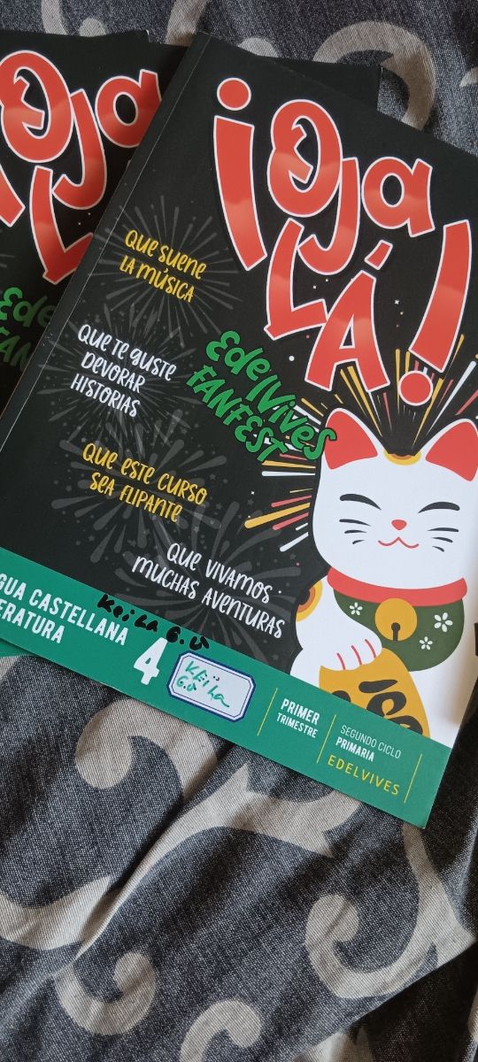 Libros Edelvives 4 Primaria Matemáticas y Lengua