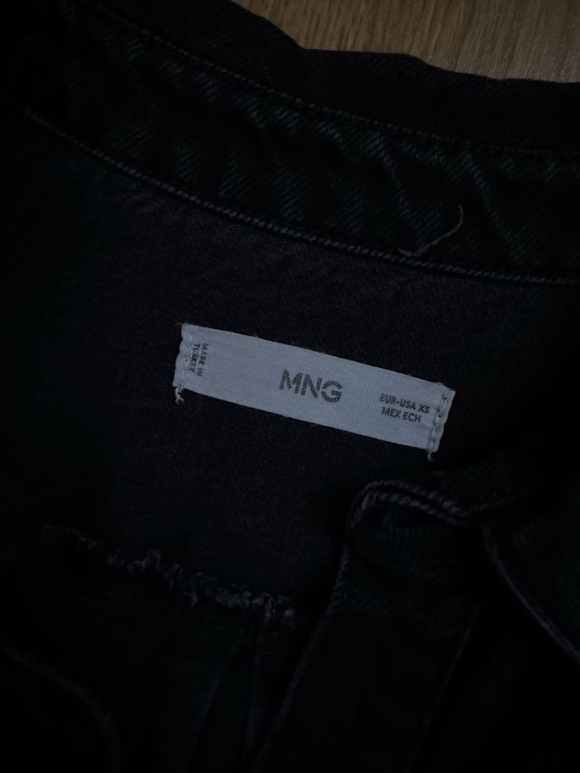 Mono vaquero negro Mango talla XS