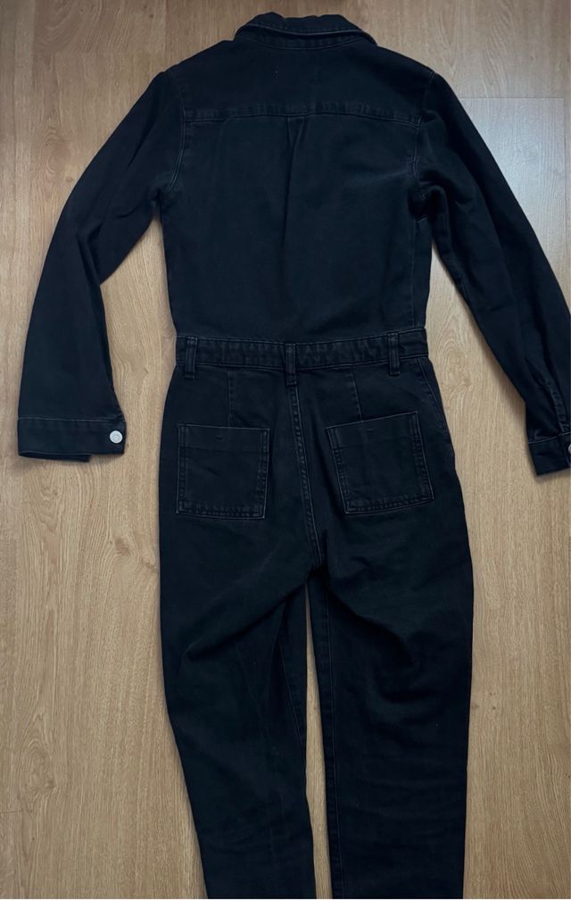 Mono vaquero negro Mango talla XS