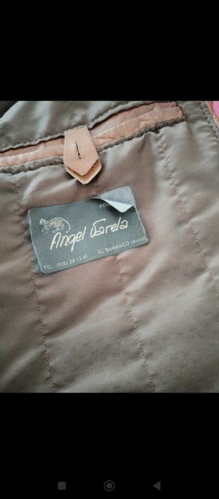 Cazadora Piel Vintage Marrón