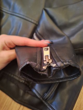 Chaqueta de cuero Zara