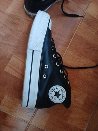 Zapatillas Converse Mujer Altas Negras