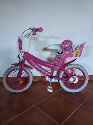 Bicicleta infantil rosa