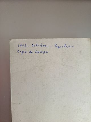 Autógrafo Bernd Schuster Atlético de Madrid 1992