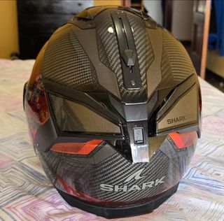 Casco Shark Sparta GT Carbono Rojo/Negro