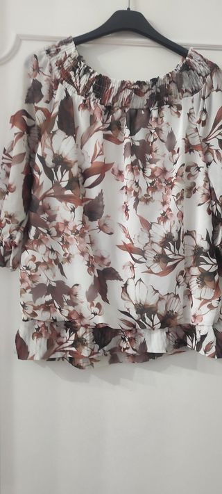 Maglietta FLY LOVE donna fantasia floreale