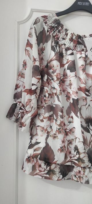 Maglietta FLY LOVE donna fantasia floreale