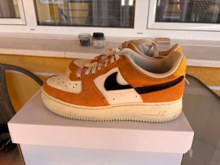 Nike Air Force 1 Suede Naranja Beige