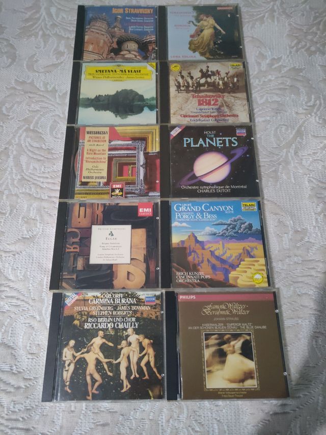 10 CDs Música Clásica Variada
