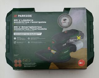Lijadora excéntrica recargable Parkside 20V