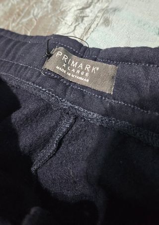 Pantalones chándal Primark azul marino