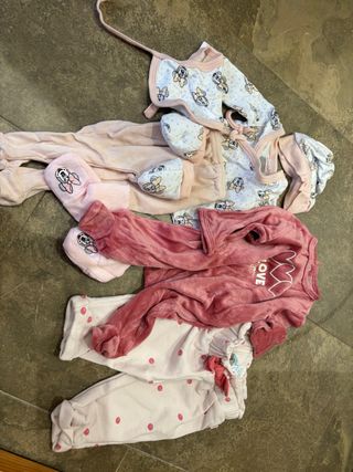 Ropa de bebé rosa Talla 50