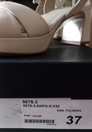 SANDALIAS NOVIA O CEREMONIA.