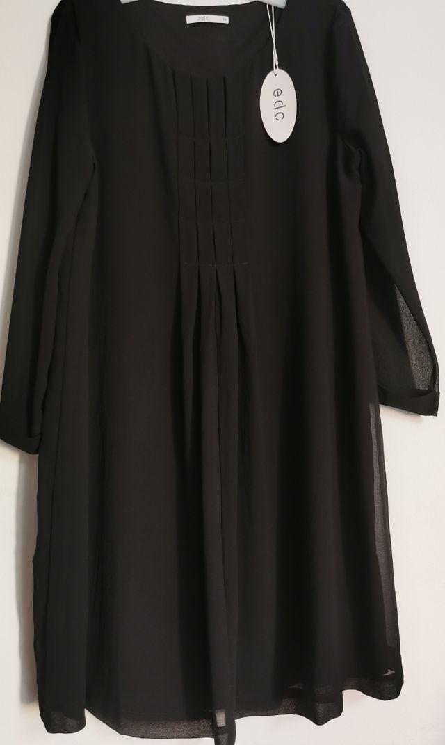 Vestido negro edc talla S