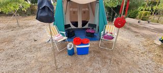 Tienda de campaña familiar