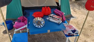 Tienda de campaña familiar